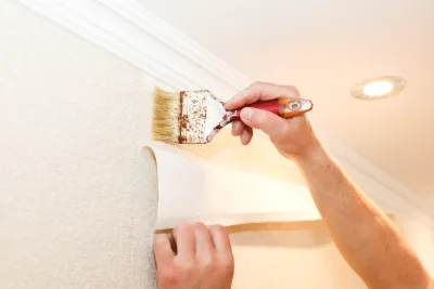 Pose de papier peint à Lescheraines — revêtements muraux et toiles de verre
